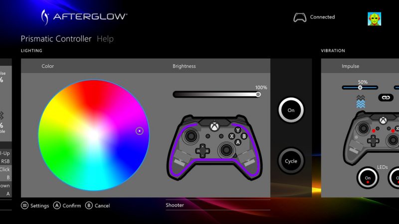 PDP Afterglow Prismatic Wired Controller