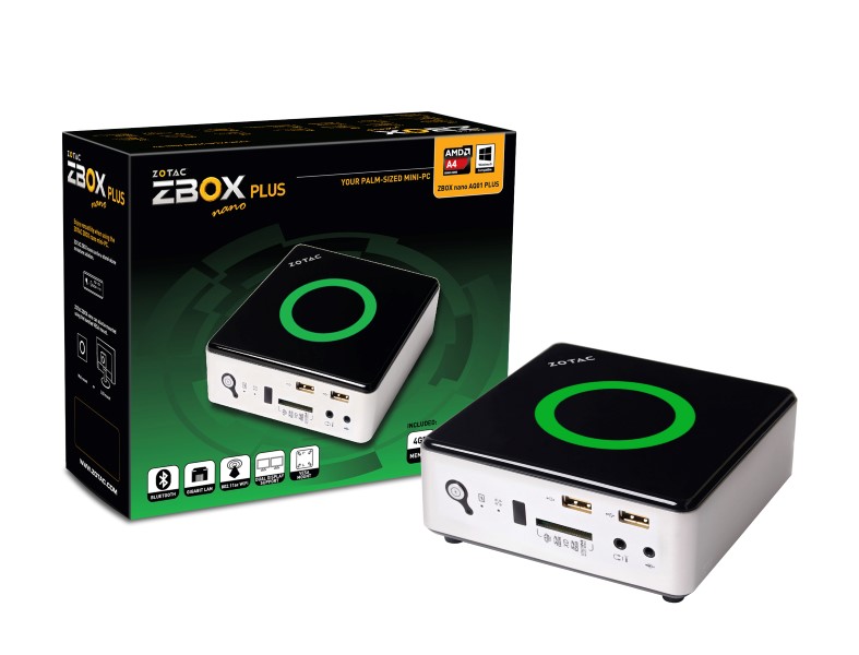 ZBOX nano de Zotac, un mediacenter format mini-PC