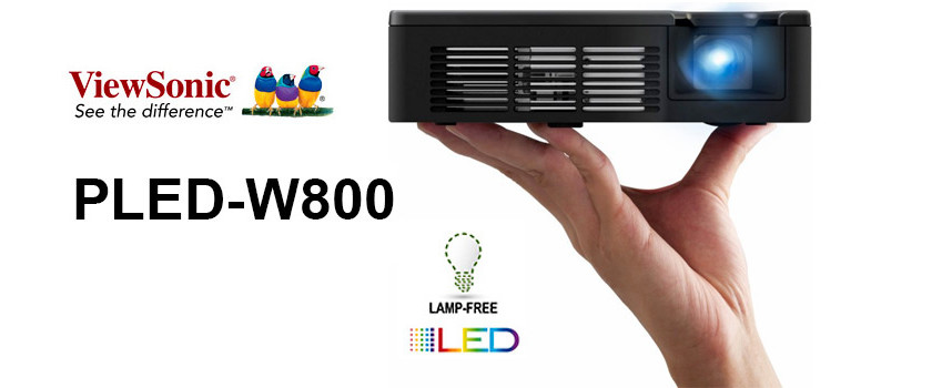 Test Projecteur portable Viewsonic PLED-W800