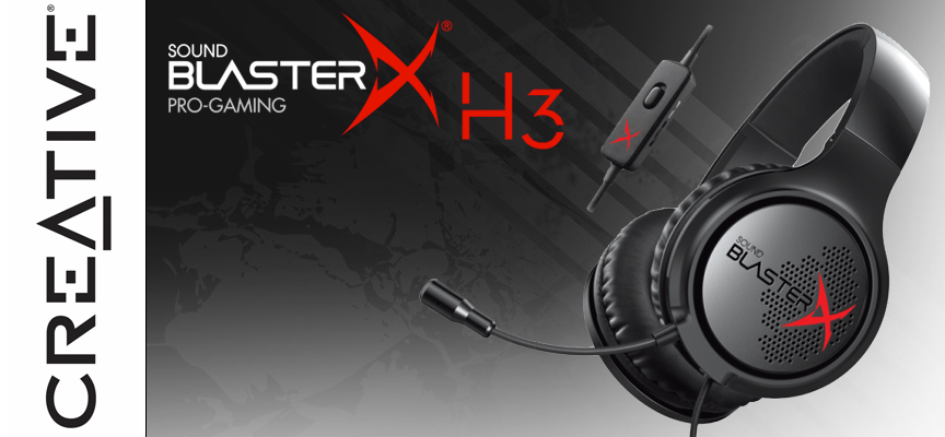 Test Creative Sound BlasterX H3 – Casque stéréo | PC / Mac / PS4 / Xbox One / Mobile