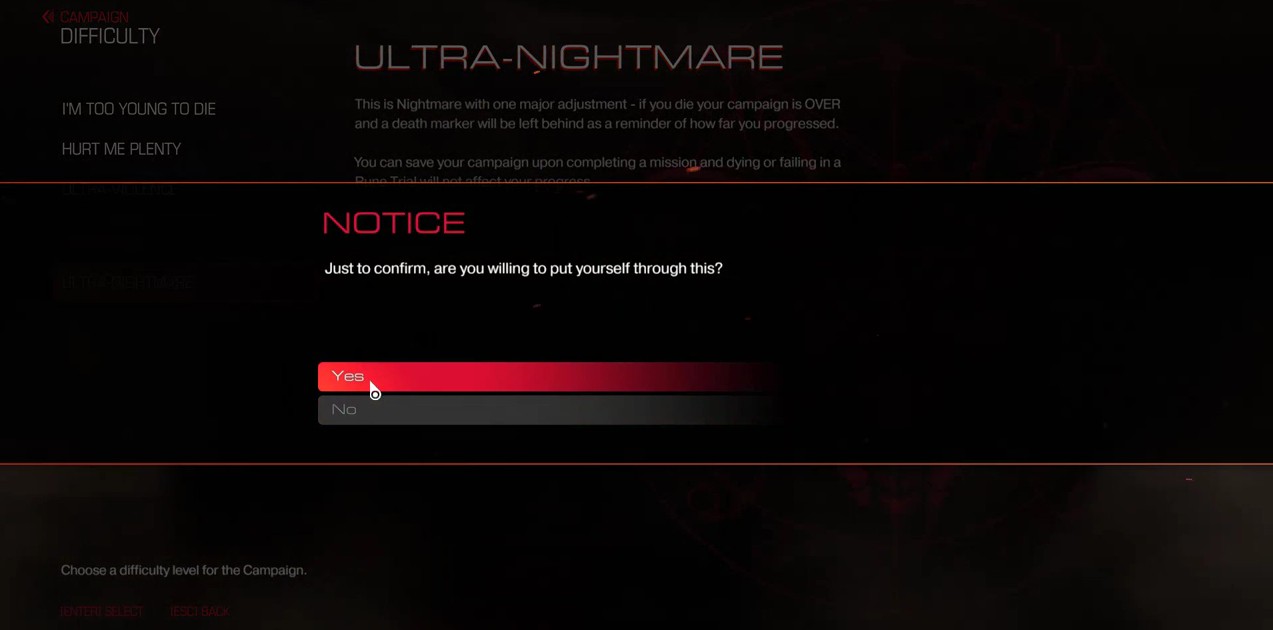 Il finit Doom 4 en mode Ultra Nightmare