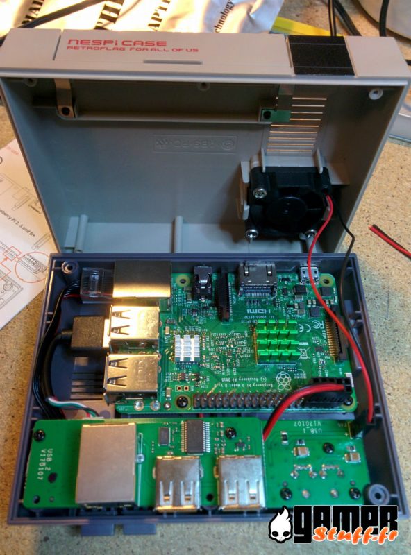 test boitier Nespi Case - NES - Rapsberry PI - Recalbox - 8Bitdo