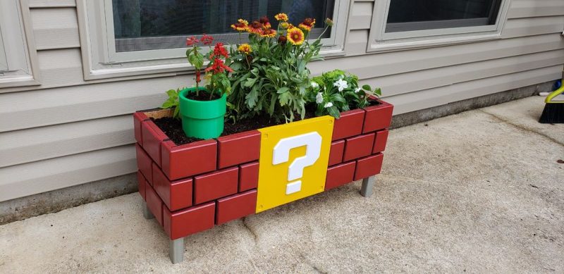 Jardiniere pour plantes Super Mario DIY