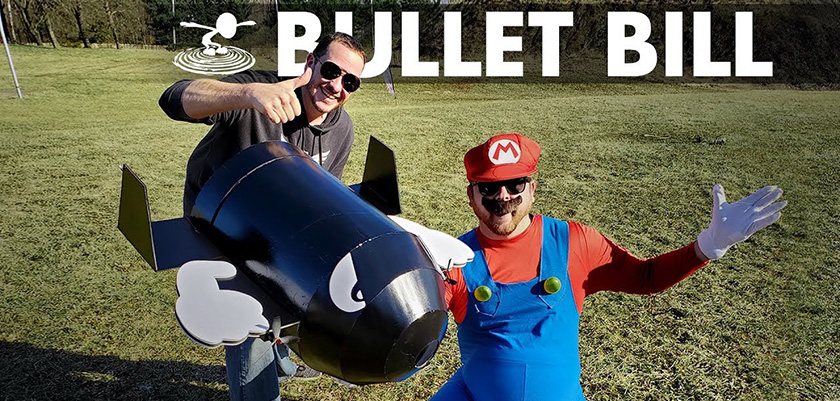 FliteTest fait voler la balle Bullet Bill de Super Mario