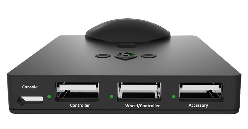 adaptateur volant PS4 / Xbone One / PS3 / PC - Collective Minds Drive Hub - Connectiques